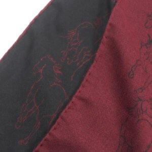 HERMES Scarf cashmere Bordeaux | AlmaBagz