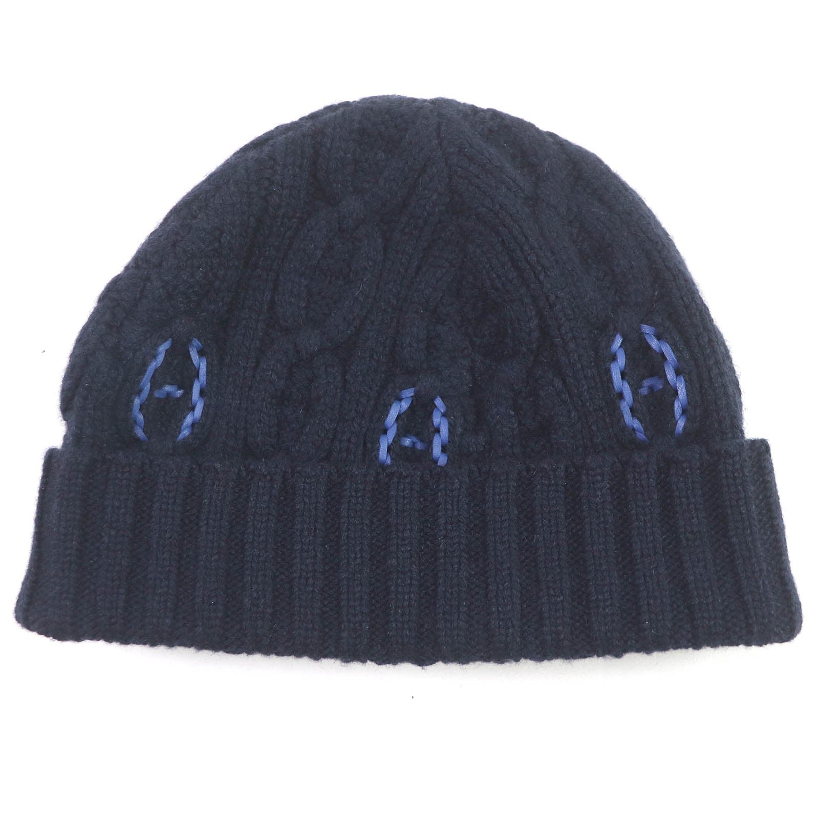 HERMES Knit cap cashmere Marin BONNET HOMME TRI MAILLOW TRESS M | AlmaBagz - Image 3