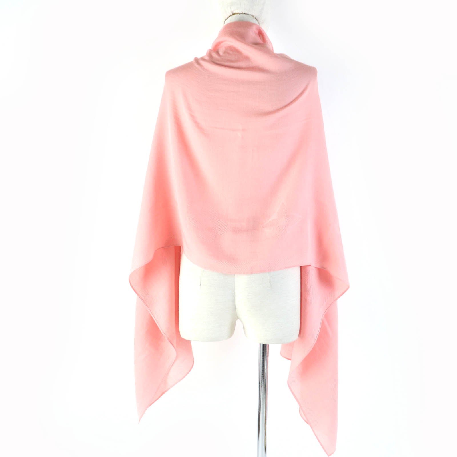 LOUIS VUITTON shawl cashmere pink | AlmaBagz