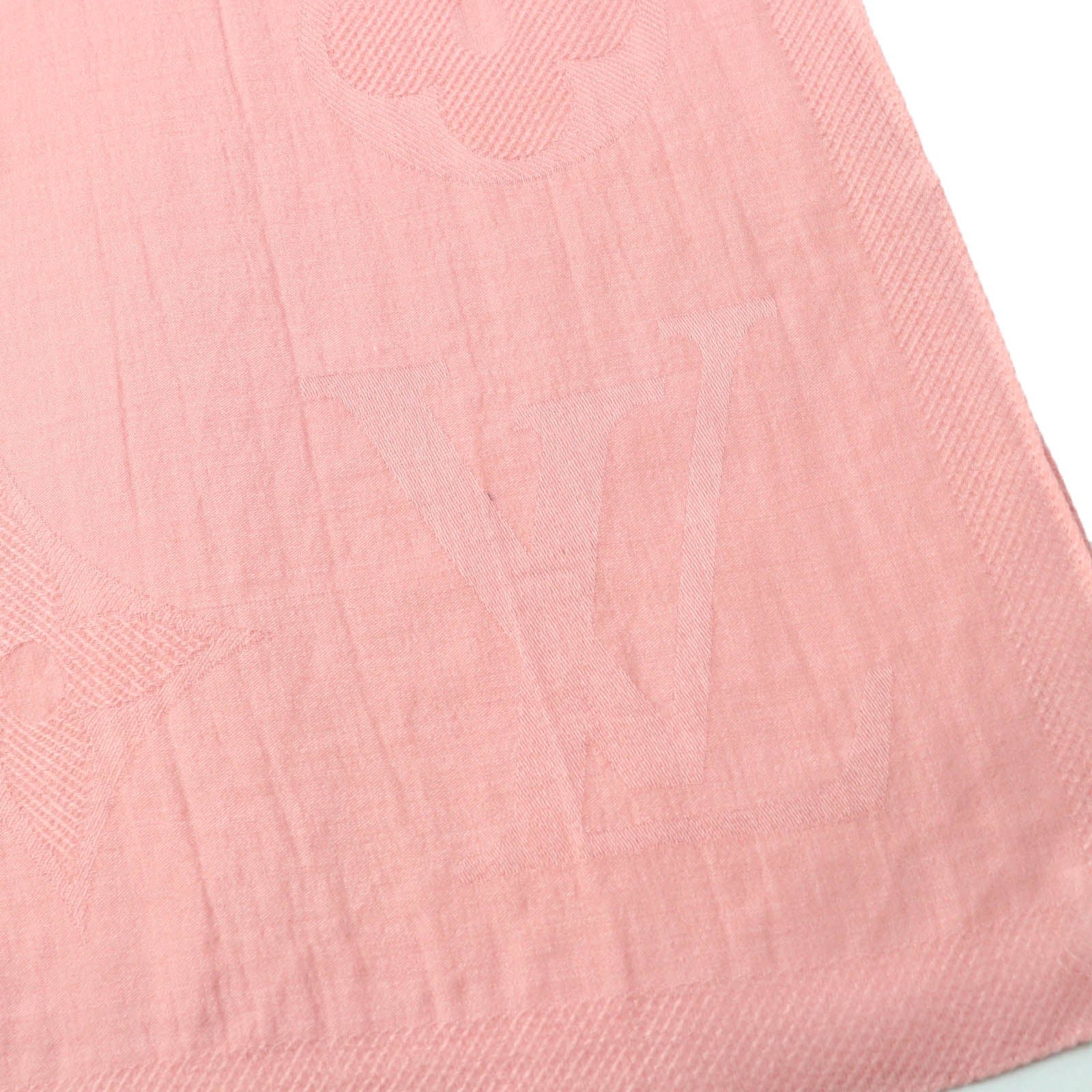LOUIS VUITTON shawl cashmere pink | AlmaBagz - Image 6