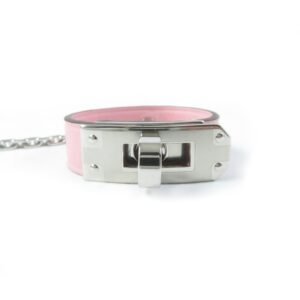 HERMES key ring leather pink | AlmaBagz