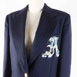 GUCCI Jacket 616459 wool Navy 40 | AlmaBagz