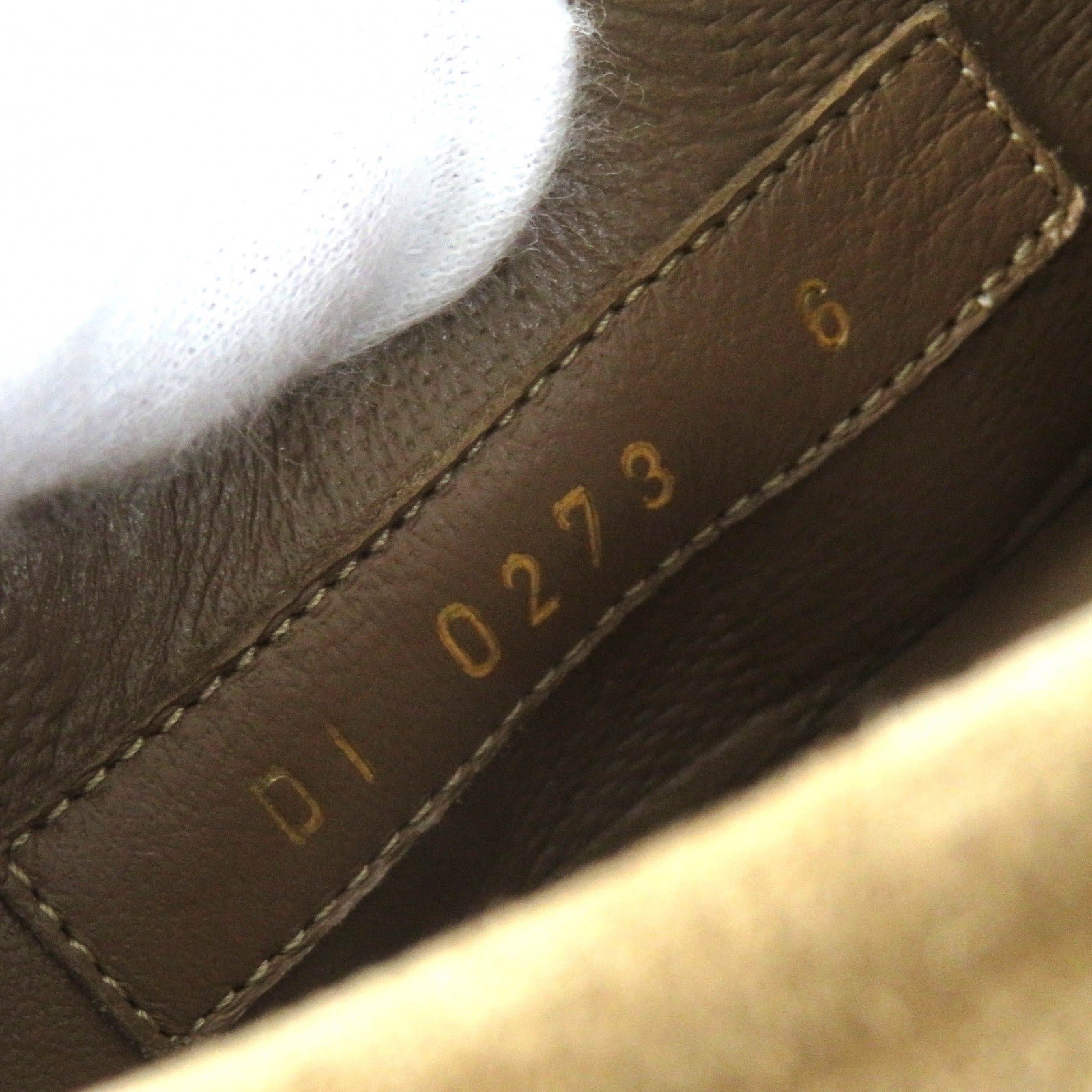 LOUIS VUITTON Slip-on 1ACFAE Suede leather beige Pacific Line 5.5 | AlmaBagz - Image 10