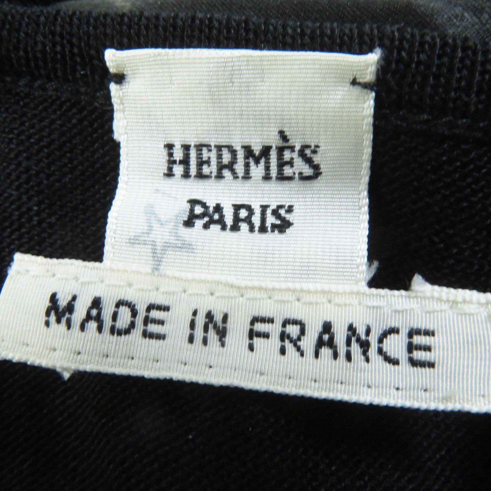 HERMES knit silk Black gold 42 | AlmaBagz - Image 6