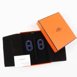 HERMES Pierce Lacquerwood blue Varision | AlmaBagz