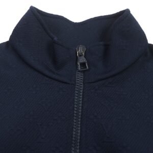 LOUIS VUITTON Blouson 1A7XYU polyester Bruny Monogram zip-through top XL | AlmaBagz