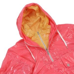 HERMES Hoodie Nylon Pink orange 46 | AlmaBagz