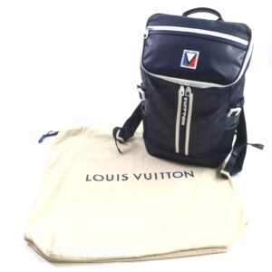 LOUIS VUITTON M11682 Monogram Storm Canvas Navy Monogram Storm Mountain Backpack | AlmaBagz
