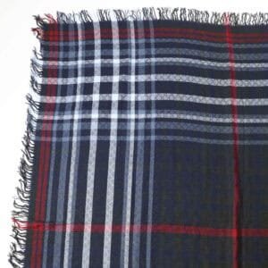 GUCCI Stall Main: 70% wool, Main: 30% silk Navy Red type Women Used | AlmaBagz