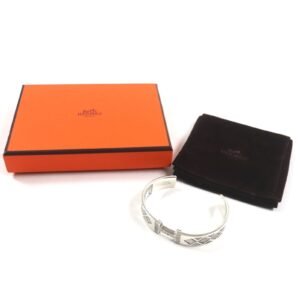 HERMES bracelet Main: AG925 Silver Tuareg bangle mens Used | AlmaBagz