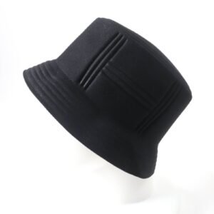 HERMES hat Main: 100% Lapin, Lining: 52% Cotton, Lining: 48% Rayon black DALTON Women Used | AlmaBagz