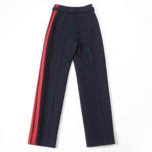 HERMES Pants Main: 100% cashmere, Part: 100% wool Dark navy Women 34 Used | AlmaBagz