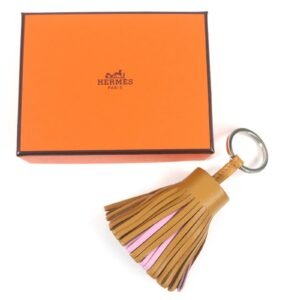 HERMES Bag charm Anyo Miro Sesame/Mauve Sylvestre/Violet Carmen Women Used | AlmaBagz