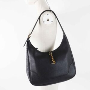 HERMES Shoulder Bag Main: Togo black Trim 31 Women Used | AlmaBagz