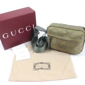 GUCCI Shoulder Bag 767931 Part: Leather khaki mens Used | AlmaBagz