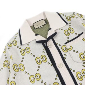 GUCCI Short sleeve shirt 740562 Main: 100% cotton Ivory mens XS Used | AlmaBagz