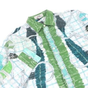 HERMES Long sleeve shirt Main: 100% cotton Blue type mens 38 Used | AlmaBagz