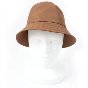 HERMES hat H231081N Nylon Brown Fred 57 | AlmaBagz