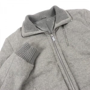 HERMES Jacket cashmere Gray type 46 | AlmaBagz