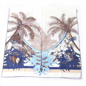 HERMES Stall silk blue Rectangle Aloha | AlmaBagz