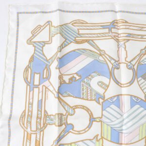 HERMES scarf Main: 100% silk multicolor Gavroche 45 TATERSALE EN ZIGZAG Women Used | AlmaBagz