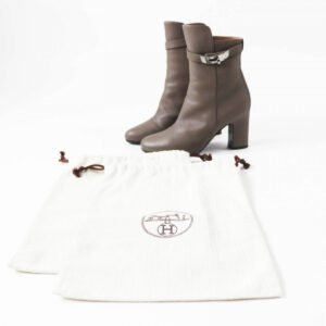 HERMES short boots Main: Leather Ethane Jews Women 36 Used | AlmaBagz