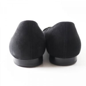 HERMES pumps 36H 202101Z Suede leather black bilbao 36.5 | AlmaBagz