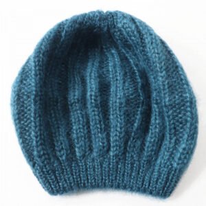 GUCCI Knit cap 331985 mohair Blue type L | AlmaBagz