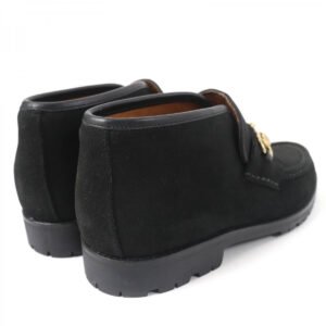GUCCI short boots 104 0088 Suede leather black 36.5 | AlmaBagz