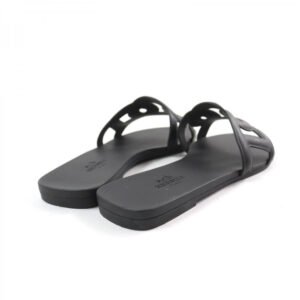 HERMES Sandals rubber black Aloha 35 | AlmaBagz