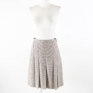 GUCCI Pleated skirt 545461 polyester Gold type 40 | AlmaBagz