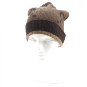 GUCCI Knit cap 676827 cashmere Brown M | AlmaBagz