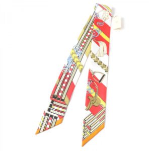 HERMES scarf silk multicolor Brides and Charms | AlmaBagz