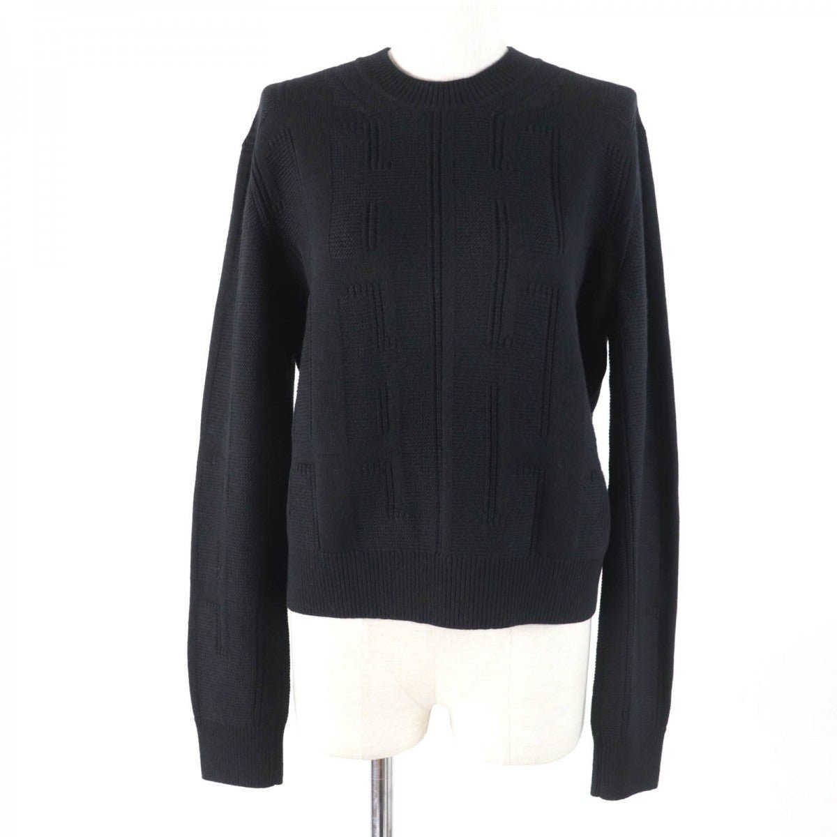 HERMES knit wool black 38 | AlmaBagz - Image 16
