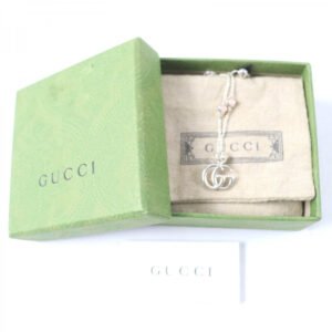 GUCCI Necklace 527399 AG925 Silver pink | AlmaBagz