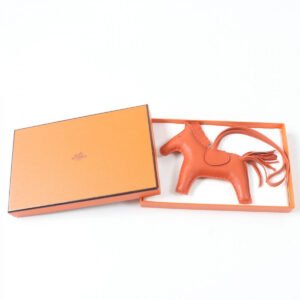 HERMES Bag charm Anyo Miro Orange Rodeo Charm GM | AlmaBagz