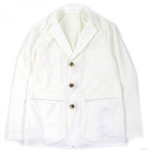 HERMES Jacket cotton White off-white 52 | AlmaBagz