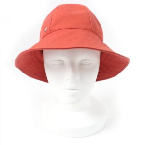HERMES hat cotton Orange type 57 | AlmaBagz