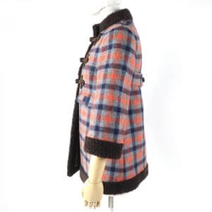 GUCCI coat 633365 wool multicolor 36 | AlmaBagz