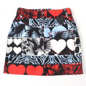 HERMES Mini skirt cotton multicolor 34 | AlmaBagz