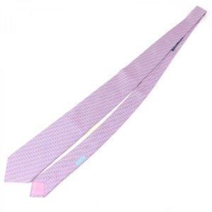 HERMES tie 6246MA silk pink | AlmaBagz