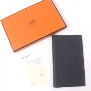 HERMES Notebook cover Epsom black Agenda Vision 2 | AlmaBagz