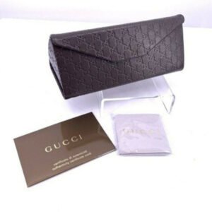 Gucci Over-sized Cat's Eye Black & White Floral | AlmaBagz