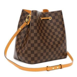Louis Vuitton NéoNoé Bag Damier Ebene Safran | AlmaBagz