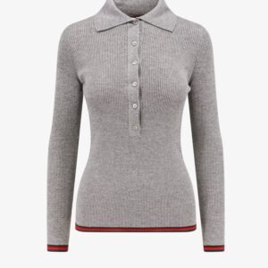 Gucci Woman Gucci Woman Grey Knitwear | AlmaBagz