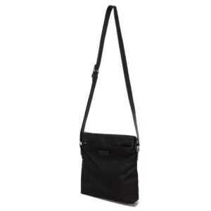 GUCCI Shoulder Bag 510342 K28BN 1000 Nylon canvas x calf leather (embossed) black Logo embossed Calfskin nylon GG nylon Small messenger bag mens(Unisex) Used | AlmaBagz