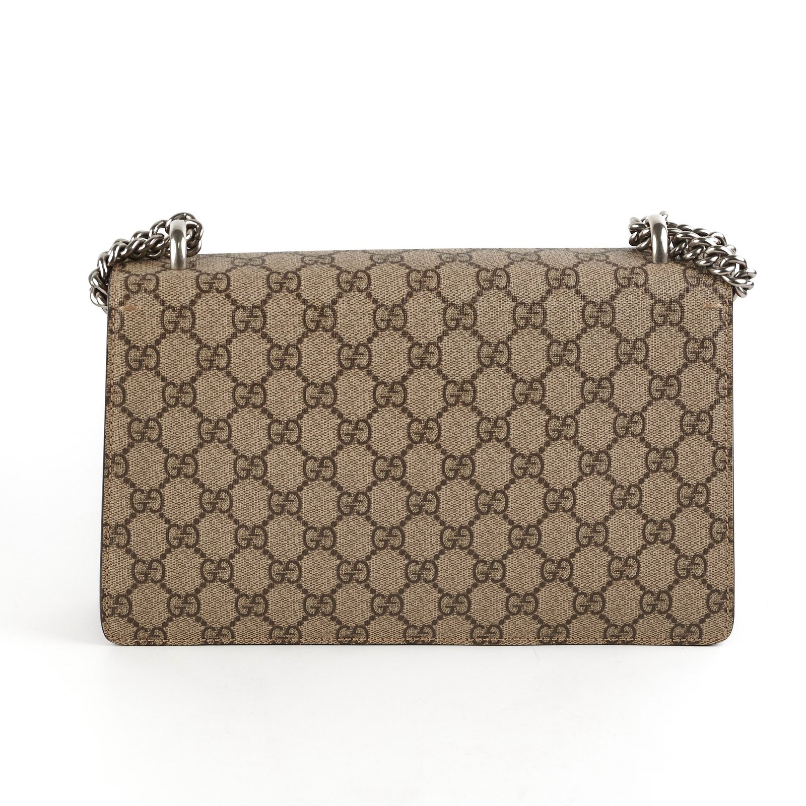 Gucci Medium Dionysus GG Supreme SHoulder Bag Red | AlmaBagz