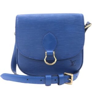 Louis Vuitton Epi Mini Saint Cloud Shoulder Bag Blue M52215 | AlmaBagz