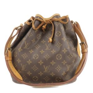 Louis Vuitton Monogram Petit Noe Shoulder Bag Brown M42226 | AlmaBagz