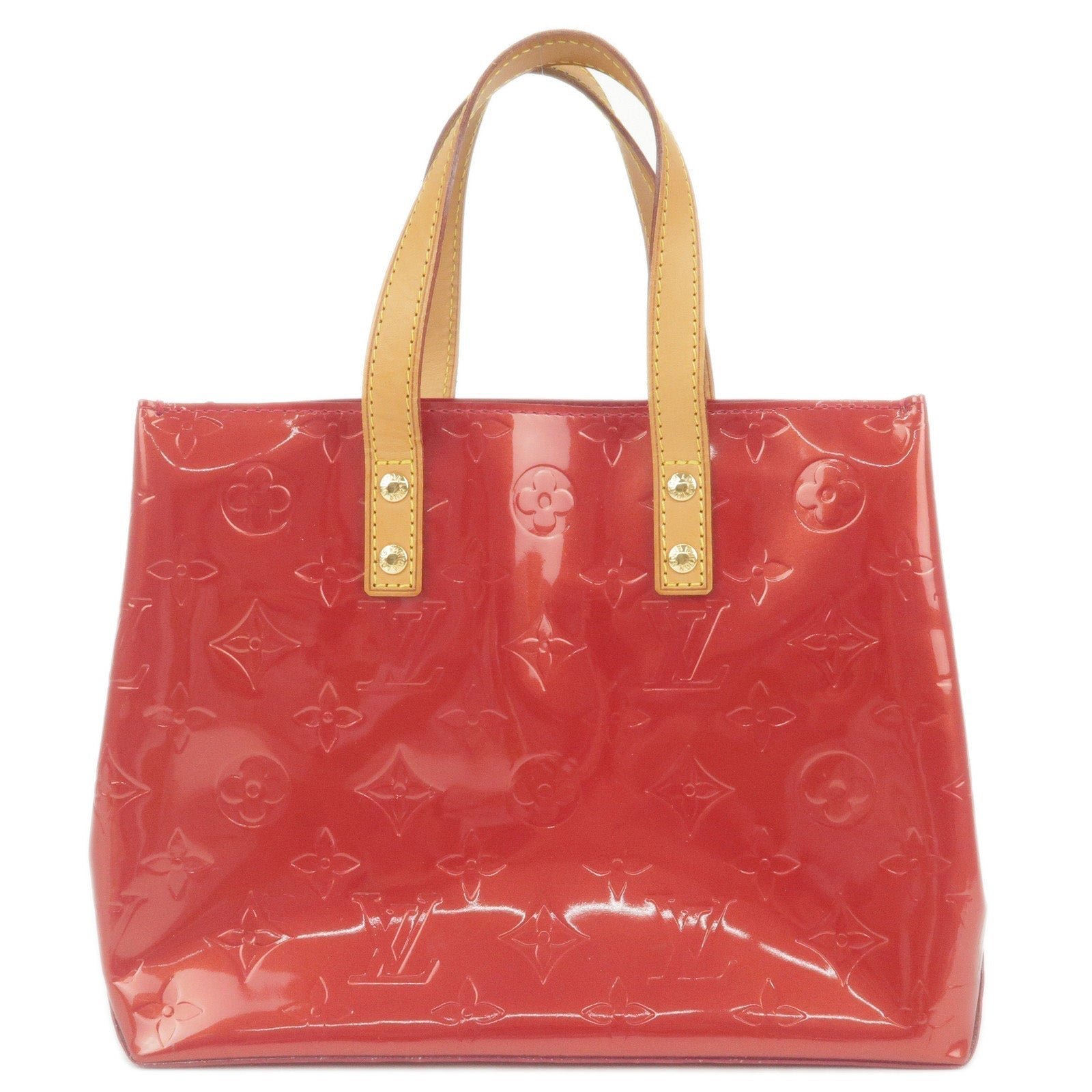 Louis Vuitton Monogram Vernis Lead PM Hand Bag Red M91990 | AlmaBagz